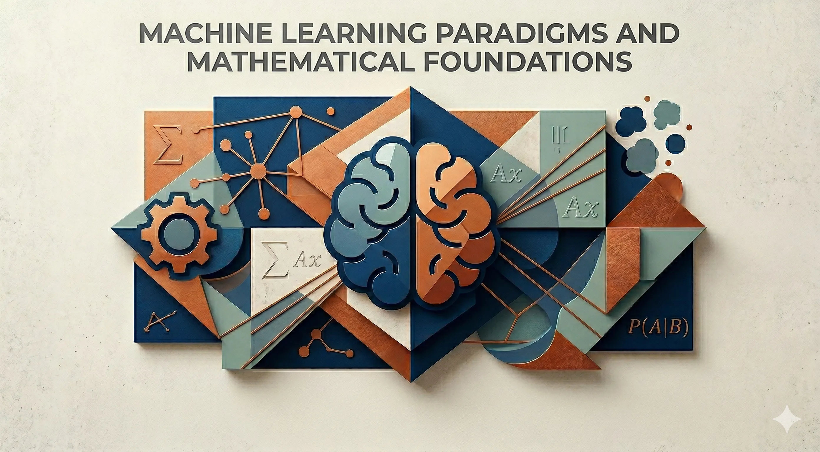 Machine learning paradigms and mathematical foundations
