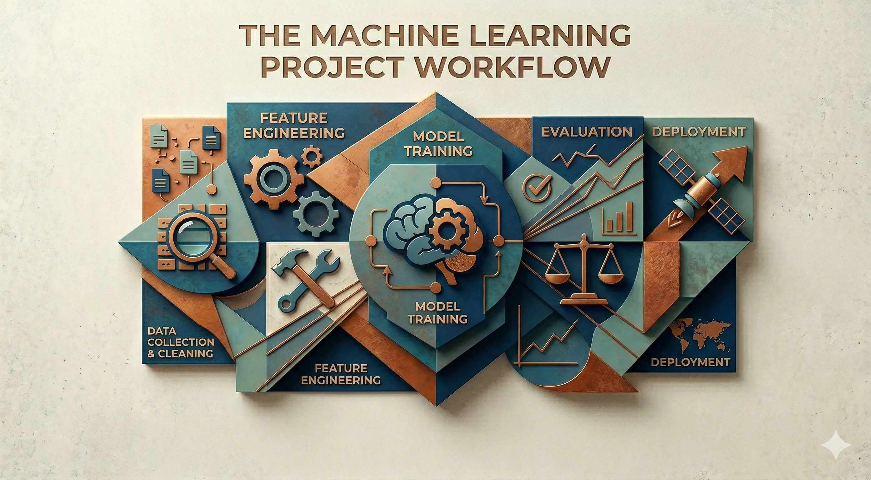 The workflow in Machine Learning projects