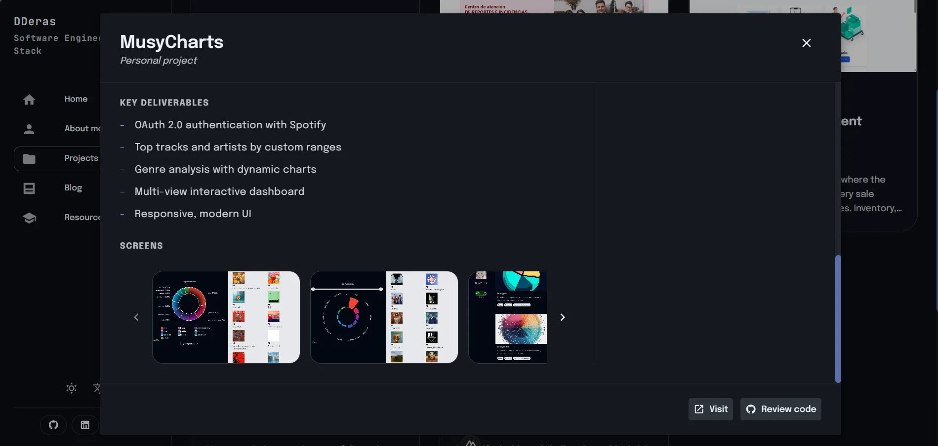 Personal Portfolio & Blog - deras.dev 3