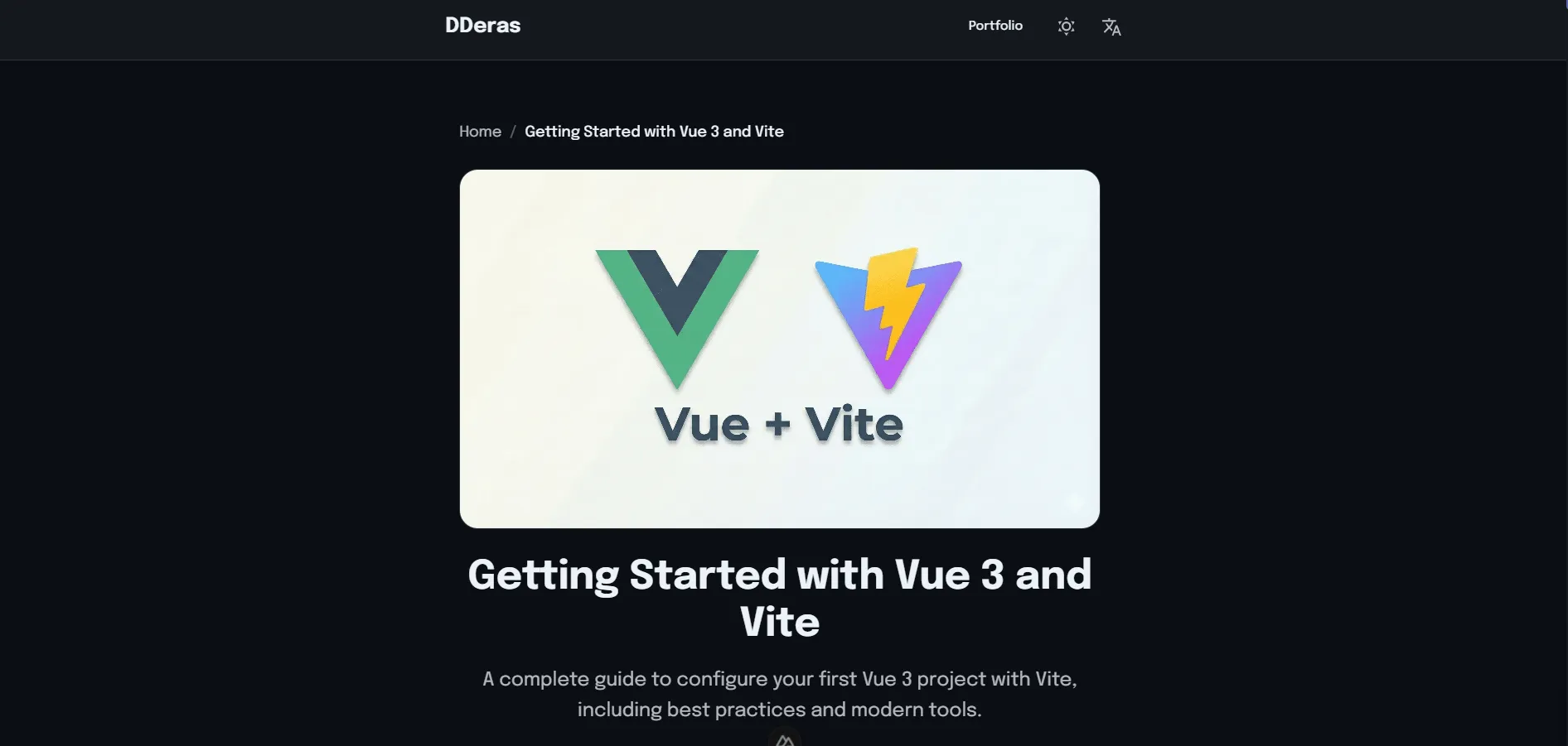 Personal Portfolio & Blog - deras.dev 4